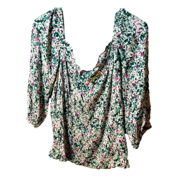 Reitmans Large Floral Off The Shoulder Blouse - Picture 2 of 6